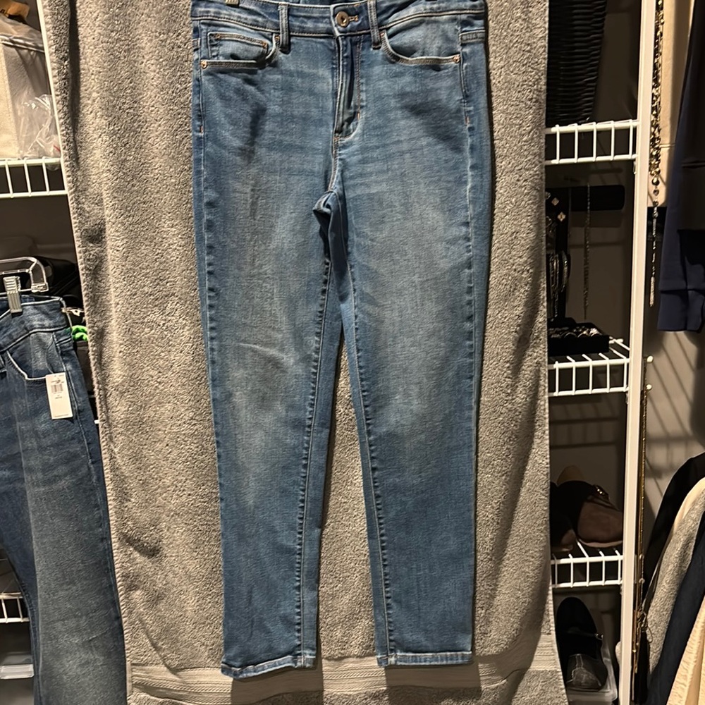 J. Jill Blue Straight Leg Jeans Classic Style